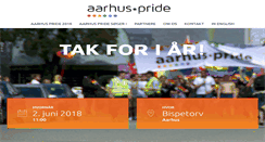 Desktop Screenshot of aarhuspride.dk