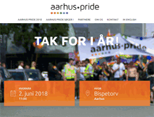 Tablet Screenshot of aarhuspride.dk